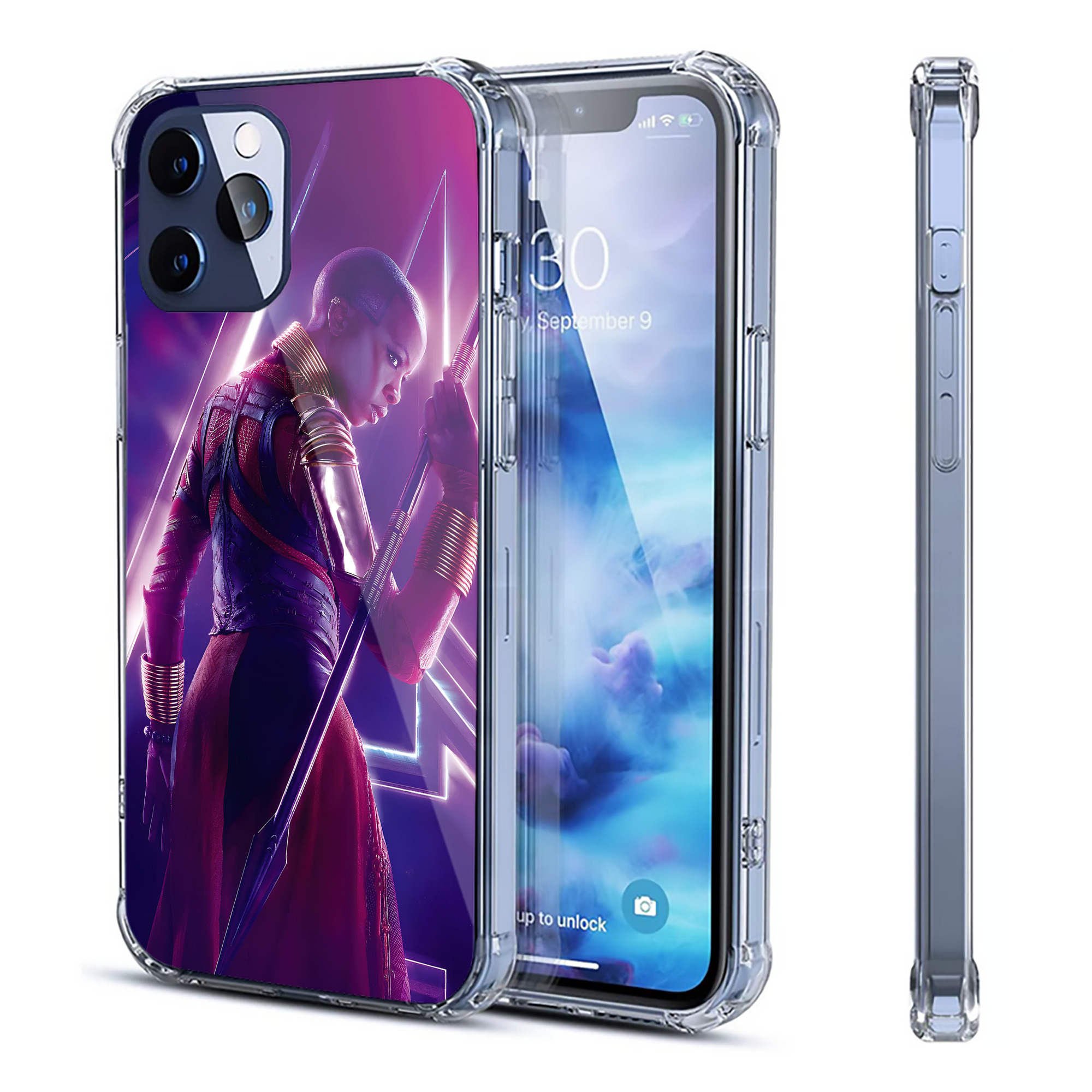 （画像用） アベンジャーズ The Avengers 【iPhone 12シリーズ対応】透明スマホケース（クリアソフトケース）